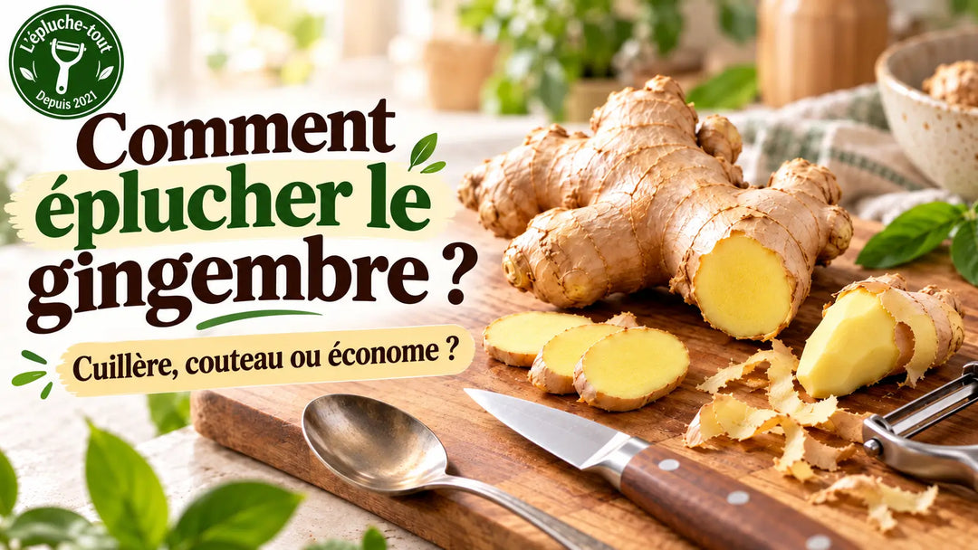 Comment éplucher le gingembre ?