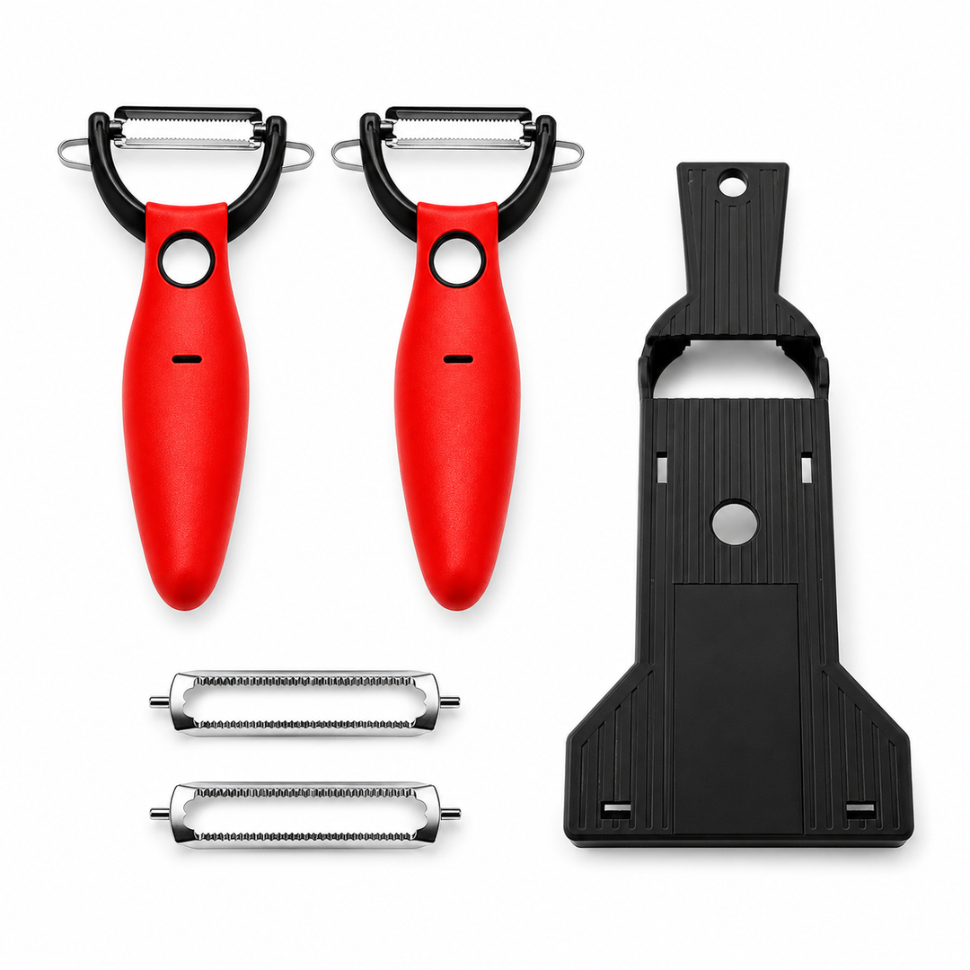 2 Épluche tout + 2 lames OFFERTES + 1 mandoline OFFERTE