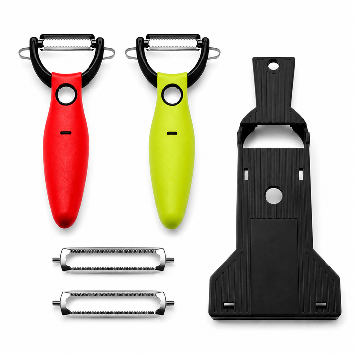 2 Épluche tout + 2 lames OFFERTES + 1 mandoline OFFERTE