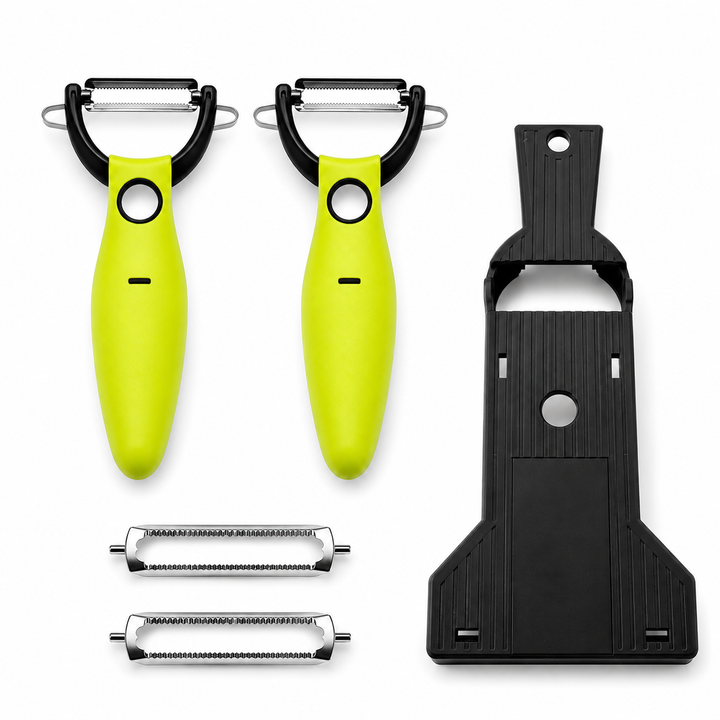 2 Épluche tout + 2 lames OFFERTES + 1 mandoline OFFERTE