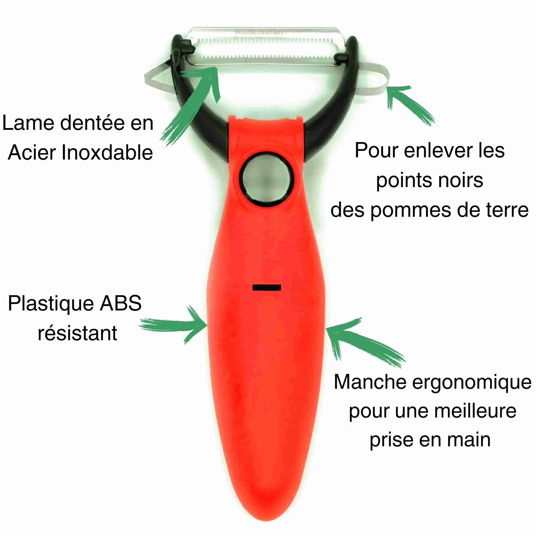 Epluche-légumes en acier inoxydable à double tranchant,épluche-patates Epluche-légumes en acier inoxydable à double tranchant,épluche-patates