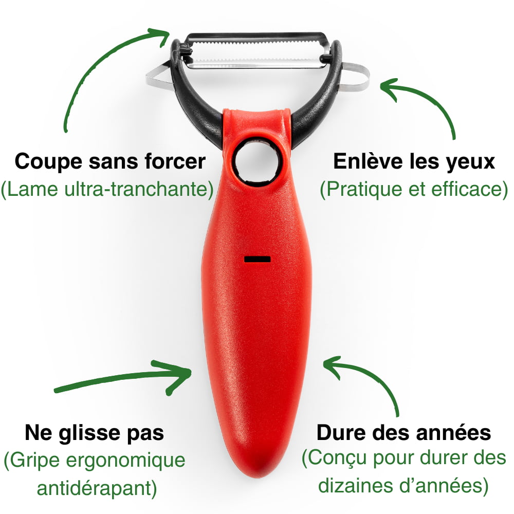 Eplucheur Pomme de Terre + 1 Lame offerte