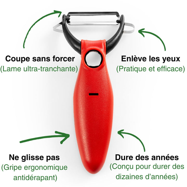 Eplucheur Pomme de Terre + 1 Lame offerte