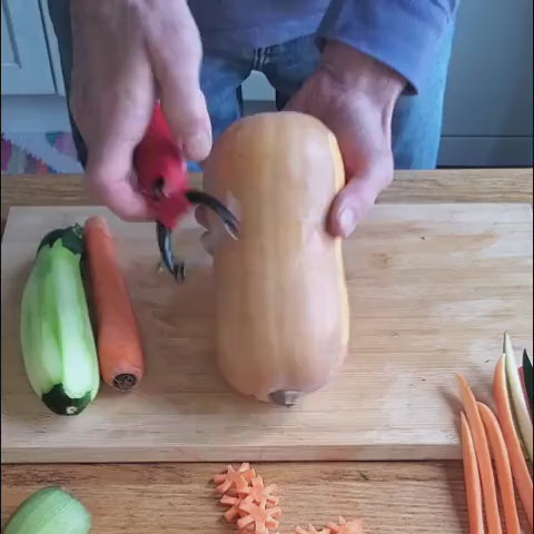 Épluche sans forcer, même les tomates et les courges